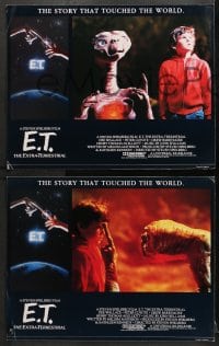 9k146 E.T. THE EXTRA TERRESTRIAL 8 English LCs R1985 Drew Barrymore, Spielberg, cool Alvin art