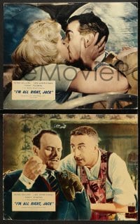 9k222 I'M ALL RIGHT JACK 8 English LCs 1959 John Boulting, Terry-Thomas and cast!
