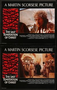 9k255 LAST TEMPTATION OF CHRIST 8 English LCs 1988 Martin Scorsese, Willem Dafoe as Jesus!