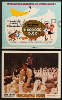 9k021 $1,000,000 DUCK 9 LCs 1971 Disney, a duck lays a 24 karat omelet!