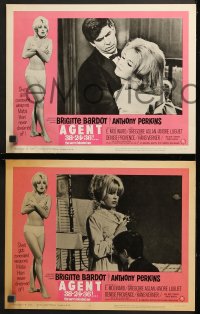9k043 AGENT 38-24-36 8 LCs 1965 sexy Brigitte Bardot, Anthony Perkins, A Ravishing Idiot!!