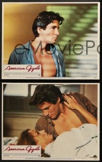9k049 AMERICAN GIGOLO 8 LCs 1980 handsomest male prostitute Richard Gere & Lauren Hutton!