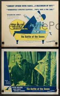 9k067 BATTLE OF THE SEXES 8 LCs 1960 Peter Sellers, Robert Morley, English sexy comedy!