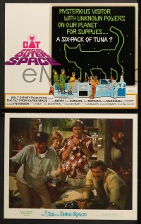 9k024 CAT FROM OUTER SPACE 9 LCs 1978 Disney, men in bar watch Sandy Duncan shoot pool blindfolded!