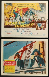 9k115 DAMN THE DEFIANT 8 LCs 1962 Alec Guinness & Dirk Bogarde facing a bloody mutiny!