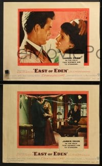 9k688 EAST OF EDEN 4 LCs R1957 James Dean in the role that zoomed him to stardom, John Steinbeck!