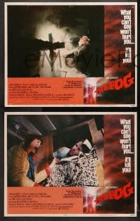 9k171 FOG 8 LCs 1980 John Carpenter directed horror, images of Hal Holbrook, sexy Jamie Lee Curtis!