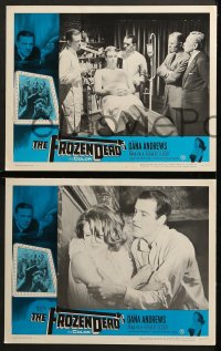 9k694 FROZEN DEAD 4 LCs 1967 Dana Andrews, Anna Palk, frozen alive for 20 years!