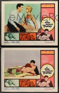 9k181 GIRL NAMED TAMIKO 8 LCs 1962 John Sturges, Laurence Harvey used women without shame!