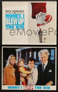 9k212 HONEY I BLEW UP THE KID 8 LCs 1992 Lloyd Bridges, w/ Rick Moranis about to be stepped on!