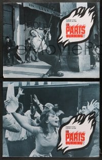 9k233 IS PARIS BURNING 8 LCs 1966 Rene Clement's Paris brule-t-il, World War II all-star cast!