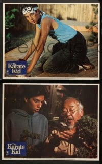 9k244 KARATE KID 8 LCs 1984 Pat Morita, Ralph Macchio, Elisabeth Shue, teen martial arts classic!