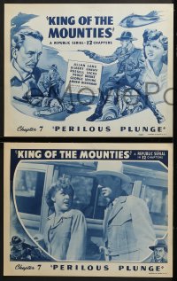 9k249 KING OF THE MOUNTIES 8 chapter 7 LCs 1942 Allan Lane & Peggy Drake, Perilous Plunge!
