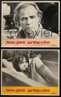 9k640 LAST TANGO IN PARIS 5 int'l LCs 1973 Marlon Brando & Maria Schneider, Bernardo Bertolucci!