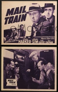 9k277 MAIL TRAIN 8 LCs 1941 Gordon Harker in the title role, Inspector Hornleigh Goes To It, rare!
