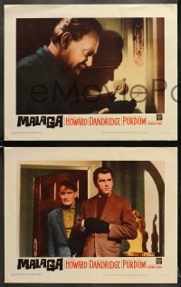 9k278 MALAGA 8 LCs 1962 Trevor Howard, sexy Dorothy Dandridge, Edmund Purdom!