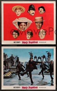 9k786 MARY POPPINS 3 LCs 1964 Julie Andrews & Dick Van Dyke in Walt Disney's musical classic!