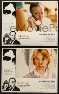 9k291 MISSING 8 LCs 1982 Jack Lemmon, Sissy Spacek, directed by Costa-Gavras!