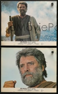9k293 MOSES 8 int'l color 11x14 stills 1976 Lancaster, a man of wisdom & strength crushed an empire!