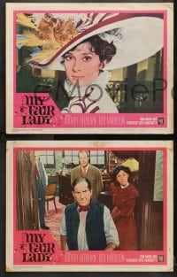 9k301 MY FAIR LADY 8 LCs 1964 George Cukor classic, great images of Audrey Hepburn & Rex Harrison!