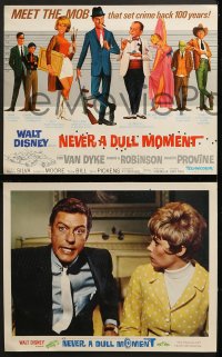 9k032 NEVER A DULL MOMENT 9 LCs 1968 Disney, Dick Van Dyke, Edward G. Robinson, Dorothy Provine!