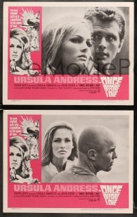 9k324 ONCE BEFORE I DIE 8 LCs 1966 sexy Ursula Andress, John Derek, violent acts of World War II!