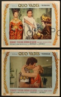 9k594 QUO VADIS 6 LCs 1951 Robert Taylor, sexy Deborah Kerr in Ancient Rome!