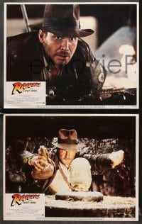 9k547 RAIDERS OF THE LOST ARK 7 LCs 1981 Harrison Ford, George Lucas & Steven Spielberg classic!