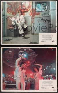 9k802 SATURDAY NIGHT FEVER 3 LCs 1977 great images of disco dancer John Travolta, R-rated!