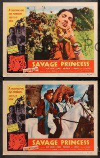9k548 SAVAGE PRINCESS 7 LCs 1955 musical from magical India, see the dance of seduction & more!