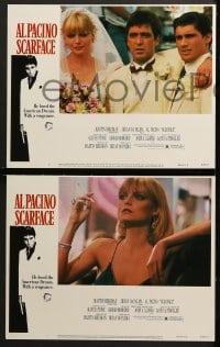 9k375 SCARFACE 8 LCs 1983 Al Pacino as Tony Montana, Michelle Pfeiffer, Brian De Palma, Stone!