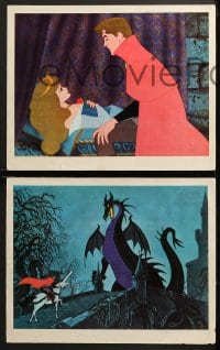 9k659 SLEEPING BEAUTY 5 LCs 1959 Walt Disney cartoon fairy tale fantasy classic, cool images!