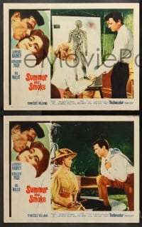 9k411 SUMMER & SMOKE 8 LCs 1961 Laurence Harvey & Geraldine Page, Tennessee Williams' play!