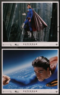 9k416 SUPERMAN RETURNS 8 LCs 2006 Bryan Singer, Routh, Bosworth, Kevin Spacey, Frank Langella!