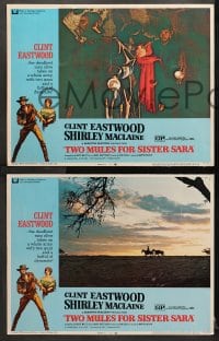 9k821 TWO MULES FOR SISTER SARA 3 LCs 1970 gunslinger Clint Eastwood & nun Shirley MacLaine!