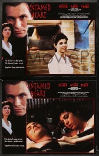 9k475 UNTAMED HEART 8 LCs 1993 romantic images of Christian Slater & Marisa Tomei + Rosie Perez!