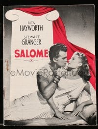9m960 SALOME Danish program 1953 sexy Rita Hayworth, Stewart Granger, great different images!