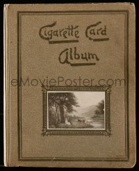9m050 CIGARETTE CARD ALBUM English cigarette card album 1930s w/63 Modern Beauties 4th series cards