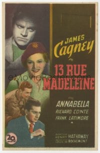9m066 13 RUE MADELEINE Spanish herald 1948 James Cagney, Annabella, Richard Conte, different!