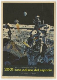9m069 2001: A SPACE ODYSSEY vertical Spanish herald 1968 Stanley Kubrick, McCall art of astronauts!