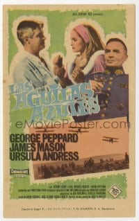 9m109 BLUE MAX Spanish herald 1966 WWI fighter pilot George Peppard, Ursula Andress, James Mason!