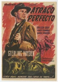 9m262 KILLING Spanish herald 1957 Stanley Kubrick, Sterling Hayden, different Balonga Cassar art!