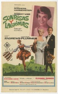 9m430 SOUND OF MUSIC Spanish herald 1965 Julie Andrews, Rodgers & Hammerstein musical classic!