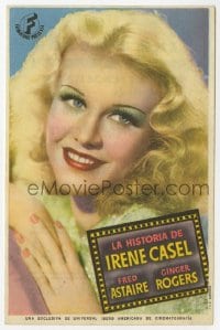 9m437 STORY OF VERNON & IRENE CASTLE Spanish herald 1944 sexy Ginger Rogers but no Fred Astaire!