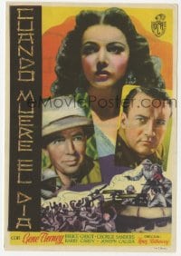 9m443 SUNDOWN Spanish herald 1946 Gene Tierney, George Sanders, Bruce Cabot, different!