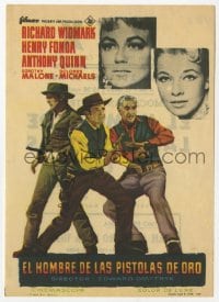 9m509 WARLOCK Spanish herald 1961 Henry Fonda, Richard Widmark, Anthony Quinn, Dorothy Malone