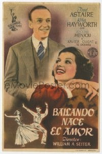 9m529 YOU WERE NEVER LOVELIER Spanish herald 1946 different image of Fred Astaire & Rita Hayworth!