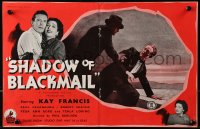 9m038 WIFE WANTED English trade ad 1946 Kay Francis, Paul Cavanagh, Shayne, Shadow of Blackmail!