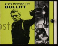 9m837 BULLITT Danish program 1969 different images of Steve McQueen & sexy Jacqueline Bisset!
