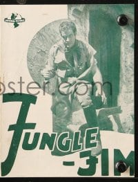 9m898 JUNGLE JIM Danish program 1936 Grant Withers, Betty Jane Rhodes, serial, different images!